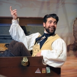 Adrian Rieder as Louis de Rougemont in Shipwrecked presented by Company of Fools
